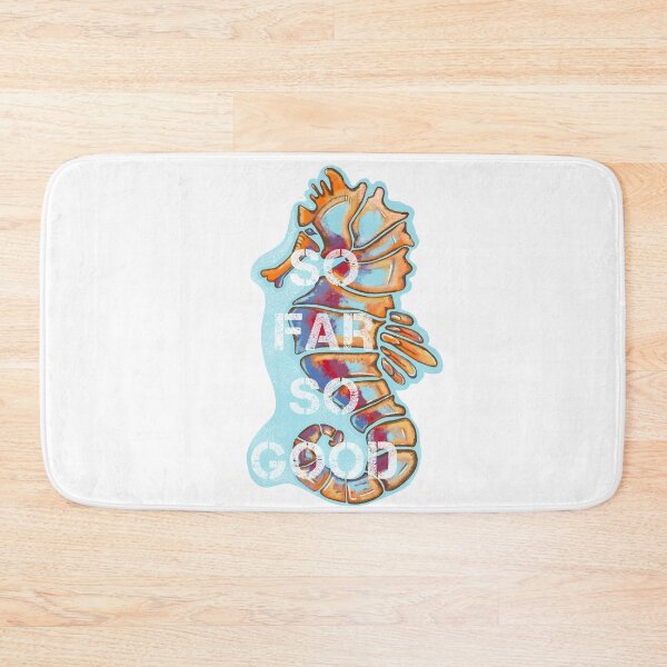 Item preview, Seahorse, So far so good, ocean life, cartoon  designed and sold by DebbieJoyArt.