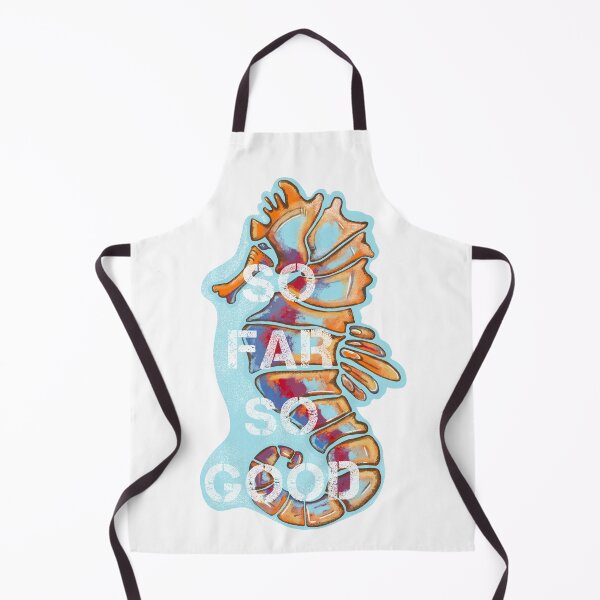 Item preview, Seahorse, So far so good, ocean life, cartoon designed and sold by DebbieJoyArt.