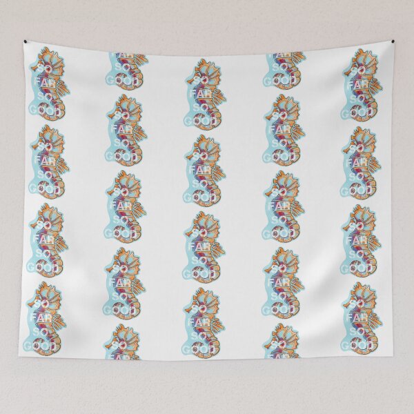 Item preview, Seahorse, So far so good, ocean life, cartoon  designed and sold by DebbieJoyArt.