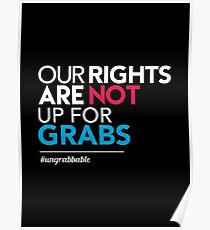 Frauenrechte: Unsere Rechte sind nicht greifbar Poster