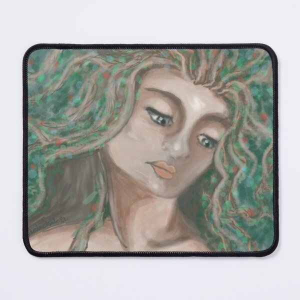 Item preview, Mother nature, earth, nature, tree, hair, natural, green, tree of life, nature spirit,, original, illustration, drawing designed and sold by Freedomworx.