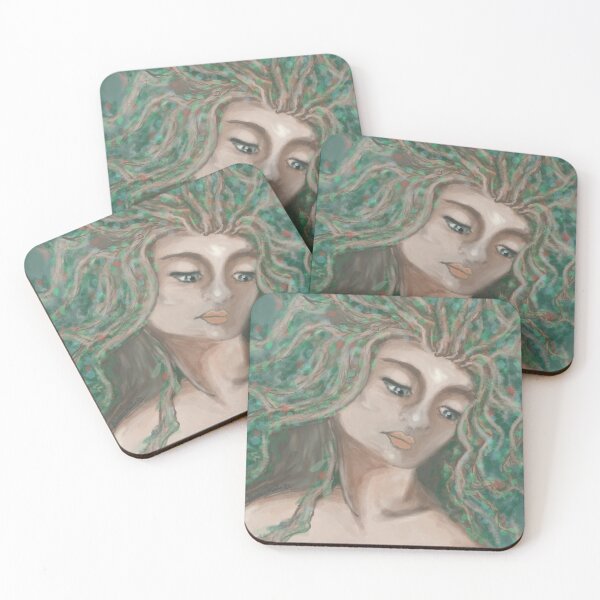 Item preview, Mother nature, earth, nature, tree, hair, natural, green, tree of life, nature spirit,, original, illustration, drawing designed and sold by Freedomworx.