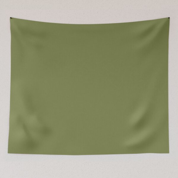 Item preview, Solid Olive Green Monochrome Minimal Design designed and sold by HiddenPuppets.
