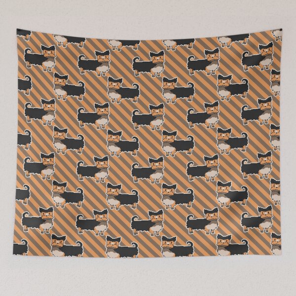 Item preview, Yorkie Stripes Pattern designed and sold by SaradaBoru.
