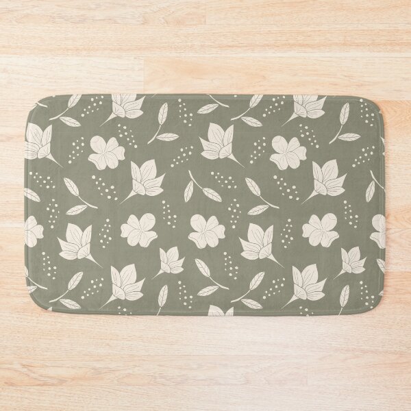 Item preview, vintage Grün flowers designed and sold by sewproject.