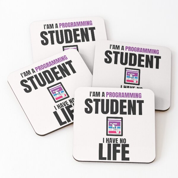 Item preview, Funny Programming Quotes,i'am a Programming Student i Have No Life designed and sold by behappysiempre.