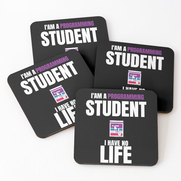 Item preview, Funny Programming Quotes,i'am a Programming Student i Have No Life designed and sold by behappysiempre.