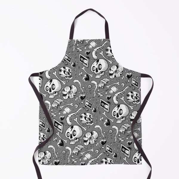Item preview, Grey Doodle pattern designed and sold by fakeface.