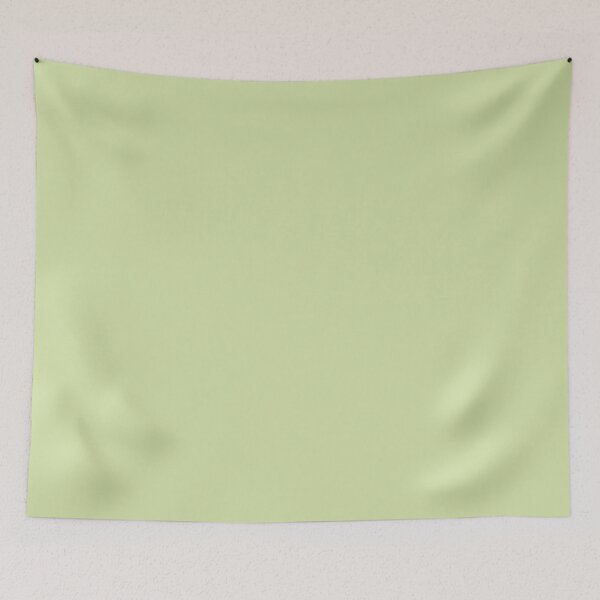 Item preview, Solid Pastel Light Baby Green Monochrome Minimal Design designed and sold by HiddenPuppets.
