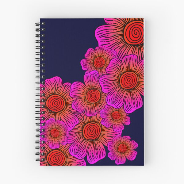 Item preview, Orange - Pink Flowers designed and sold by reb-designz.