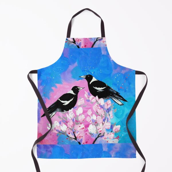 Item preview, Australian Magpies and Pink and Green and Blue designed and sold by CatherineJacobs.