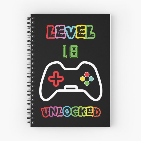 Item preview, Level 18 Unlocked, 18th Birthday Gift designed and sold by jain-ravi002.