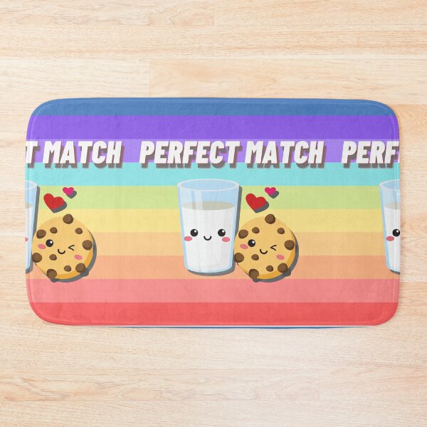Item preview, Perfect Match Cookie and Milk | Cute Funny Cool Kawaii designed and sold by katagnesart.