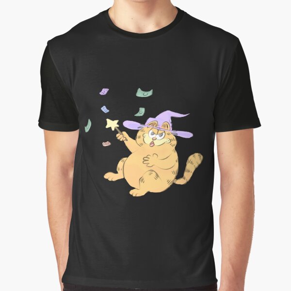Vista previa del artículo con la obra «Garfield the Deals Warlock- gato», diseñado y vendido por VanceRory.