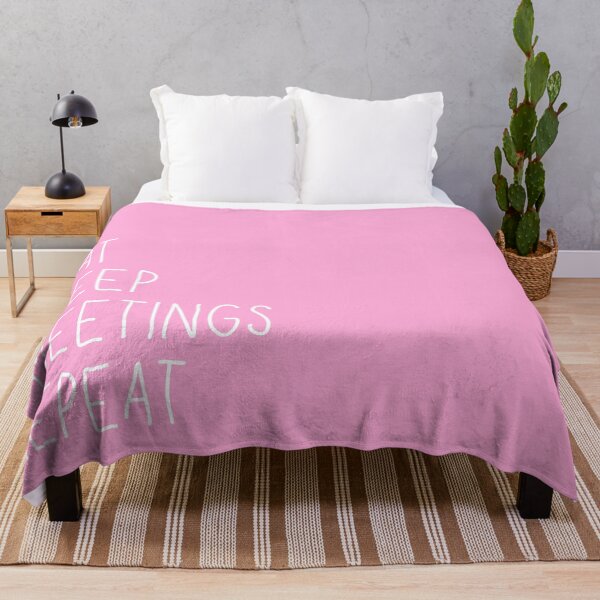 Item preview, Eat, Sleep, Meetings, Repeat. AA Slogan. designed and sold by superbling.