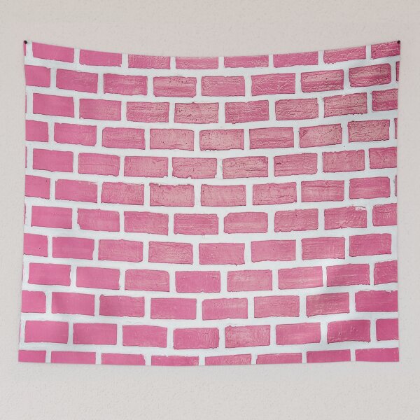 Item preview, Pink Brick Pattern designed and sold by dresscastle.