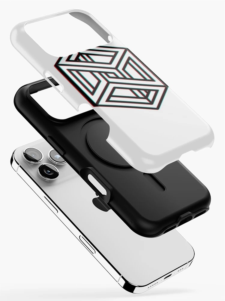 Thumbnail 2 of 4, iPhone Case, 3D Impossible Box in 3D [Roufxis-Rb] designed and sold by RoufXis.