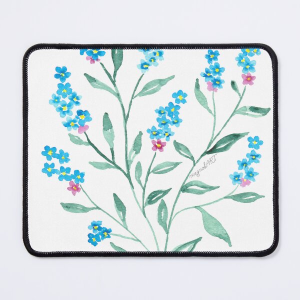 Item preview, Wood forget-me-not /Myosotis sylvatica/ 2. - botanical watercolor artwork designed and sold by magnoliART botanical_kata.