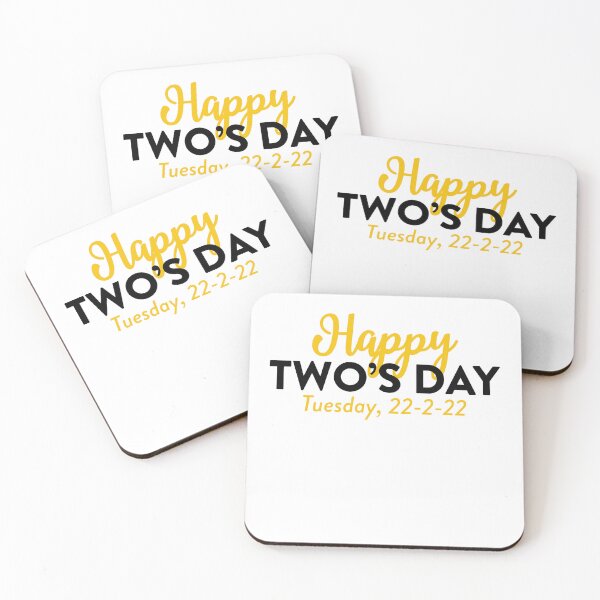 Item preview, Happy Twosday Two’s Day Tuesday February designed and sold by owliedesign.