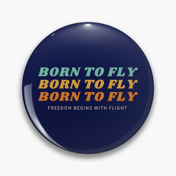 Item preview, Born to fly | Retro Aviation Designs designed and sold by aeroaware.