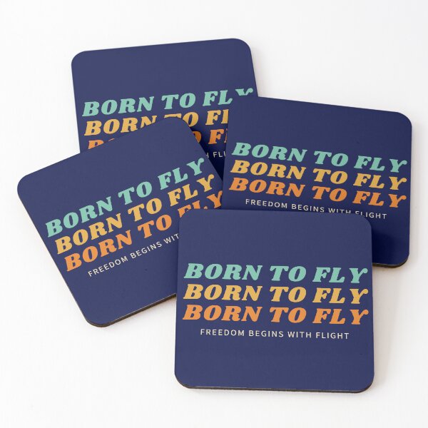 Item preview, Born to fly | Retro Aviation Designs designed and sold by aeroaware.