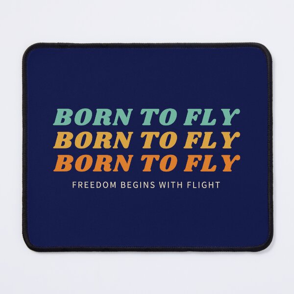 Item preview, Born to fly | Retro Aviation Designs designed and sold by aeroaware.