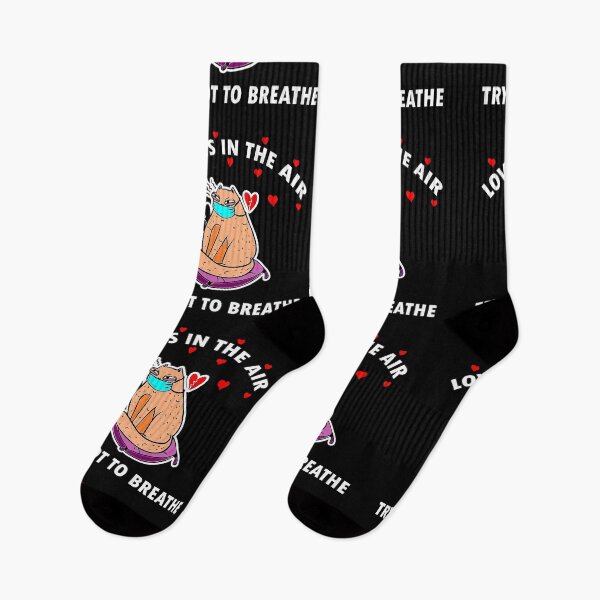 Item preview, Love Is In The Air Try Not To Breathe designed and sold by krazykreatures.