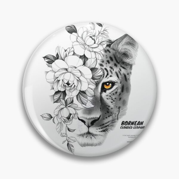 Item preview, Borneo Dayak Culture - Bornean Clouded Leopard sketch designed and sold by Akbarudi.