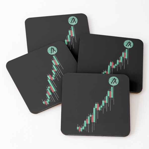 Item preview, Vintage Stock Chart Algorand ALGO Coin To The Moon Crypto Token Trading Blockchain Wallet designed and sold by EarlineCormier.