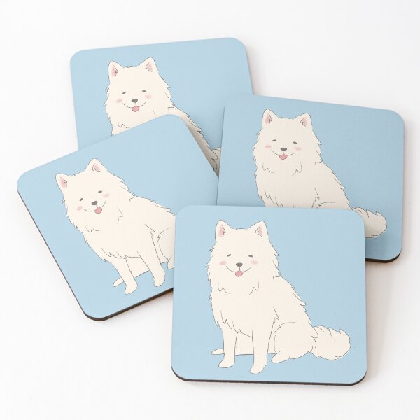 Item preview, A Cute Cartoon Samoyed Dog Sitting - Digital art  designed and sold by Yarafantasyart.