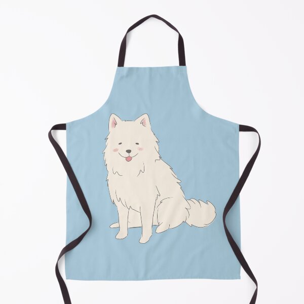 Item preview, A Cute Cartoon Samoyed Dog Sitting - Digital art designed and sold by Yarafantasyart.