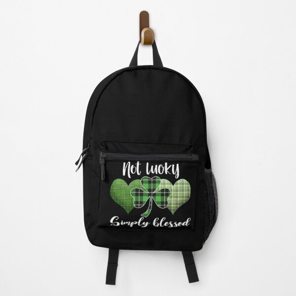 Item preview, St Patrick Day Quote: Not Lucky Simply Blessed designed and sold by AMINE  ★★★★★.