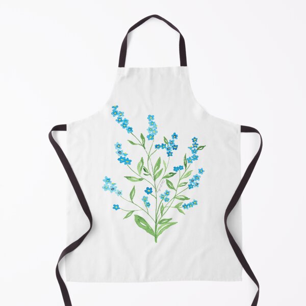 Item preview, Wood forget-me-not /Myosotis sylvatica/ 1. - botanical watercoolor artwork designed and sold by magnoliART botanical_kata.