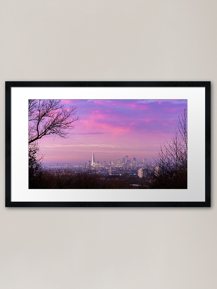 Alternate view of London Skyline Framed Art Print