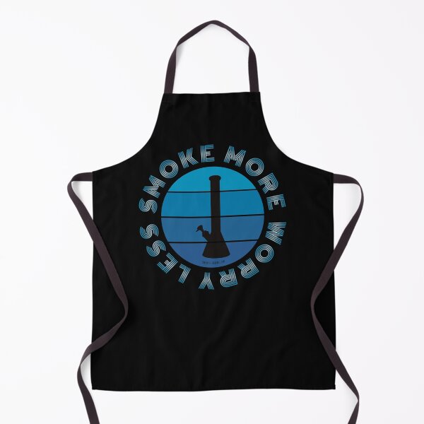 Item preview, Retro Vintage Sunset Blue Bong-Smoke more worry less designed and sold by YomeHayin.