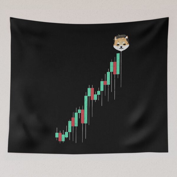 Item preview, Vintage Stock Chart Dogelon Mars ELON Coin Trading Crypto Token Blockchain Wallet designed and sold by EarlineCormier.
