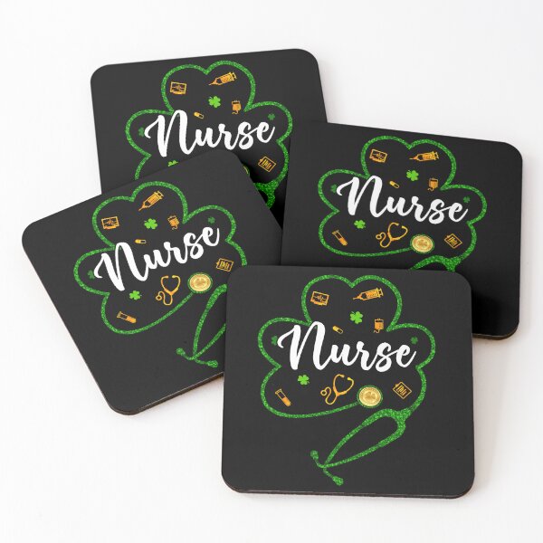 Item preview, Best Shamrock Irish Nurse St Patricks Day Scrub Life Nursing Nursery designed and sold by adsmod.