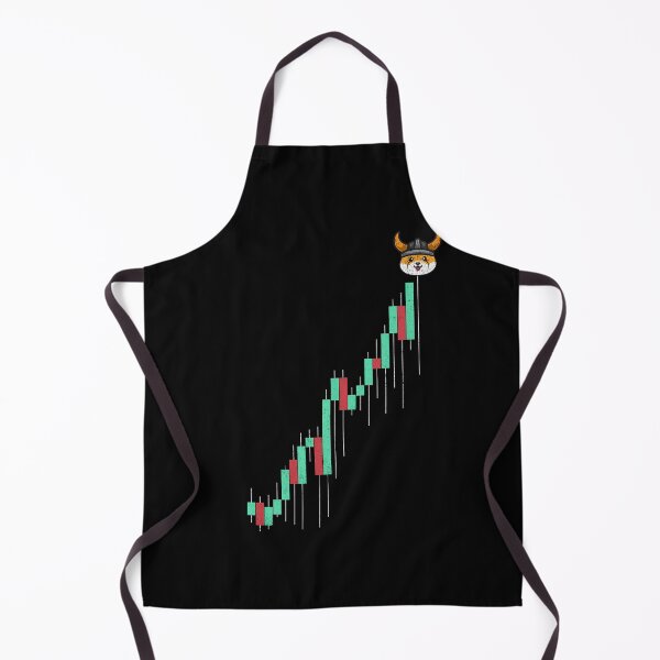 Item preview, Vintage Stock Chart Floki Inu Coin Trading Crypto Token Blockchain Wallet designed and sold by EarlineCormier.