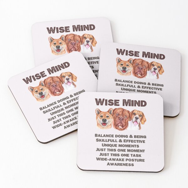 Item preview, Wise Mind. Walking the Middle Path. Reasonable Mind and Emotional Mind, Doing Mind and Being Mind. This is number 4 of 4 in this collection. designed and sold by Orianah.