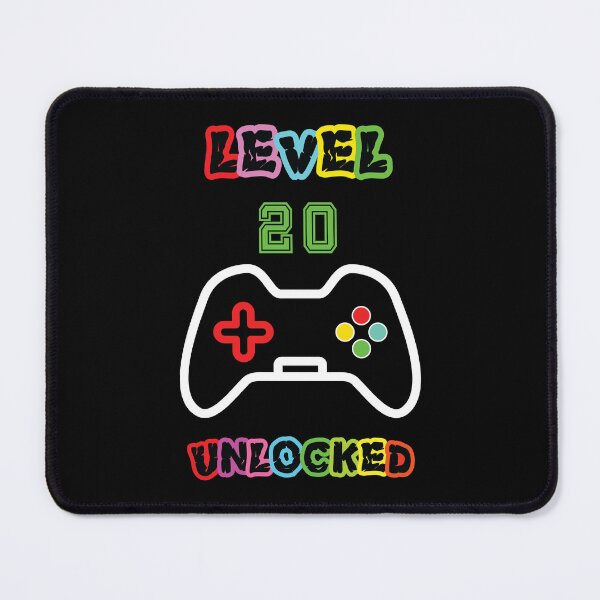 Item preview, Level 20 Unlocked, 20th Birthday Gift designed and sold by jain-ravi002.
