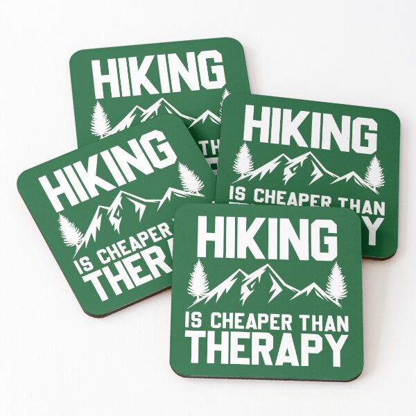 Item preview, Hiking Is Cheaper Therapy  designed and sold by Giro-design.