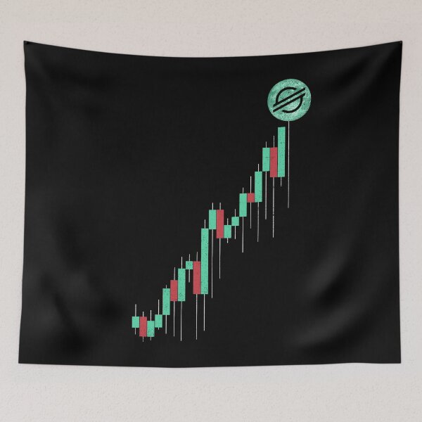 Item preview, Vintage Stock Chart Stellar XLM Coin Trading Crypto Token Blockchain Wallet designed and sold by EarlineCormier.