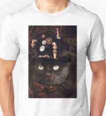 Steampunk Funny Cute Cat Unisex T-Shirt