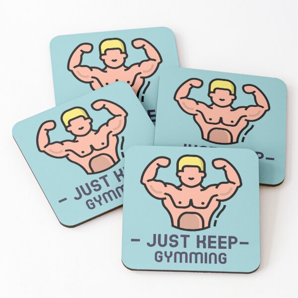 Item preview, Just Keep Gymming Funny Motivation designed and sold by Betterforit.