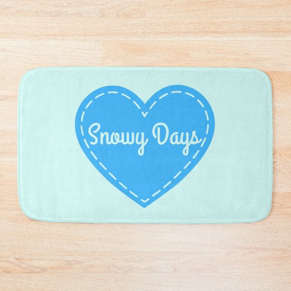 Item preview, I Love Snowy Days Heart designed and sold by mewsis.
