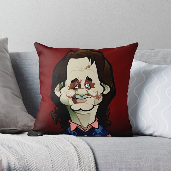 Zombie Bill Throw Pillow