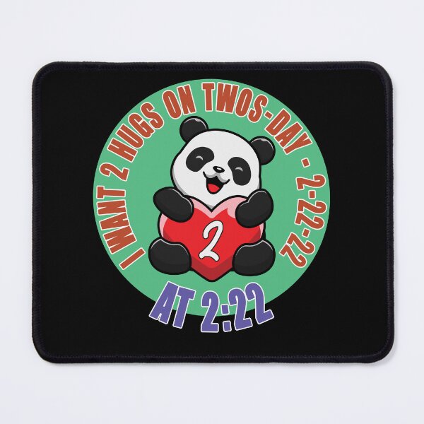Item preview, Twosday Shirt For 2s Day on Twosday 2-22-22 - I want 2 Hugs On Twosday Panda T-shirt. designed and sold by TeesForTheWorld.
