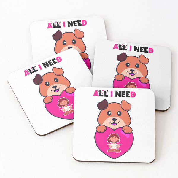 Item preview, all i need is love and yoga and a dog funny shirt for couples, singles, lovers, dog lovers designed and sold by Goods-by-Jojo.