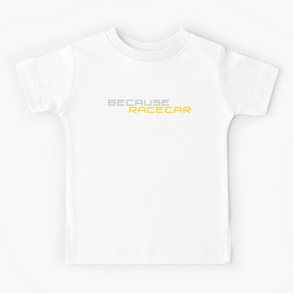 Parce que Racecar (version jaune et gris) T-shirt enfant