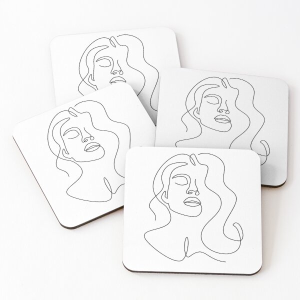 Item preview, Line Art Beautiful Woman designed and sold by Quotabletees.